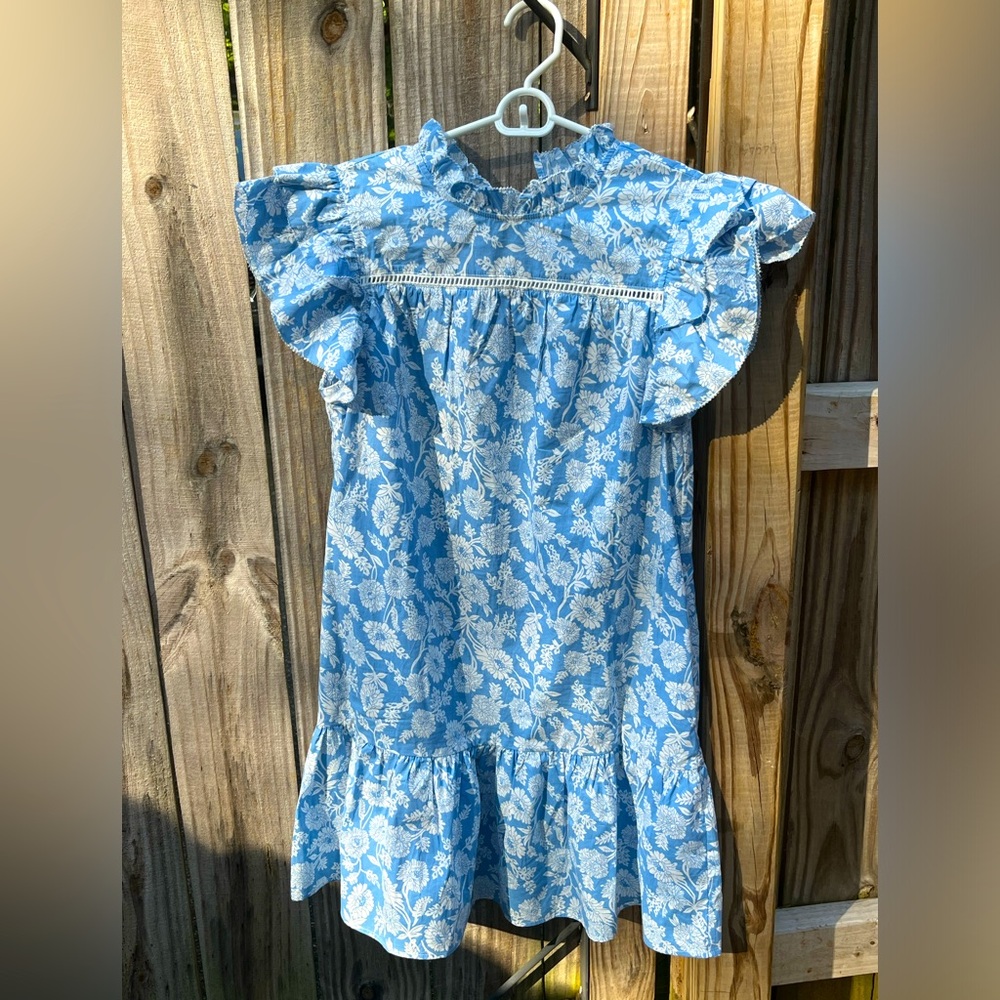 Pinch Blue and White Floral Maxi Dress